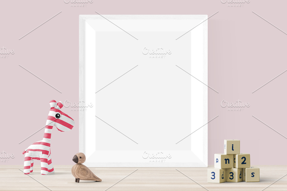 kids frame mockup 8x10 bundle, a Mockup by PinkJellyfish (Photo 4 of 14)