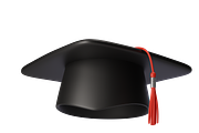 3D Black Graduation cap icons, an Object 3D Model by Hannet (Thumbnail 4 of 4)