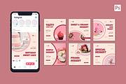 Sweet Cake Instagram Post, a Social Media Template by CavenArt (Thumbnail 3 of 5)