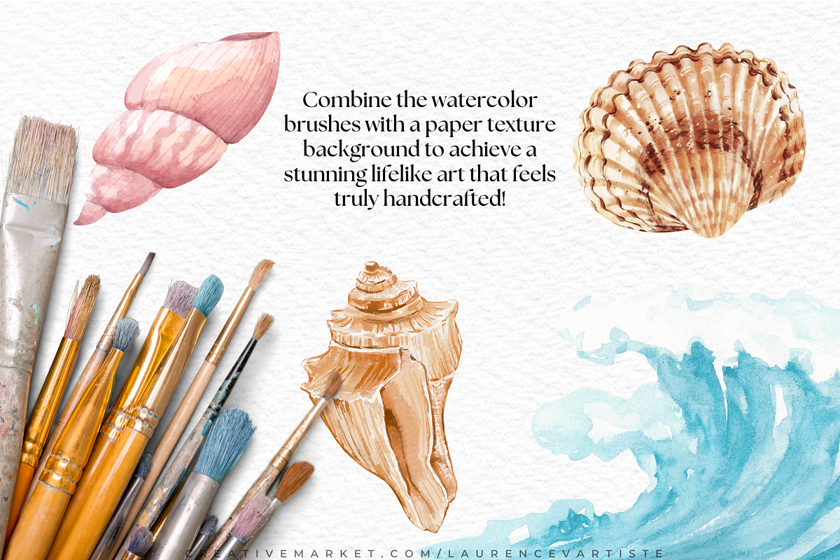 Procreate Watercolor Brushes, a Brush Add-On by LaurenceVArtiste (Photo 6 of 8)