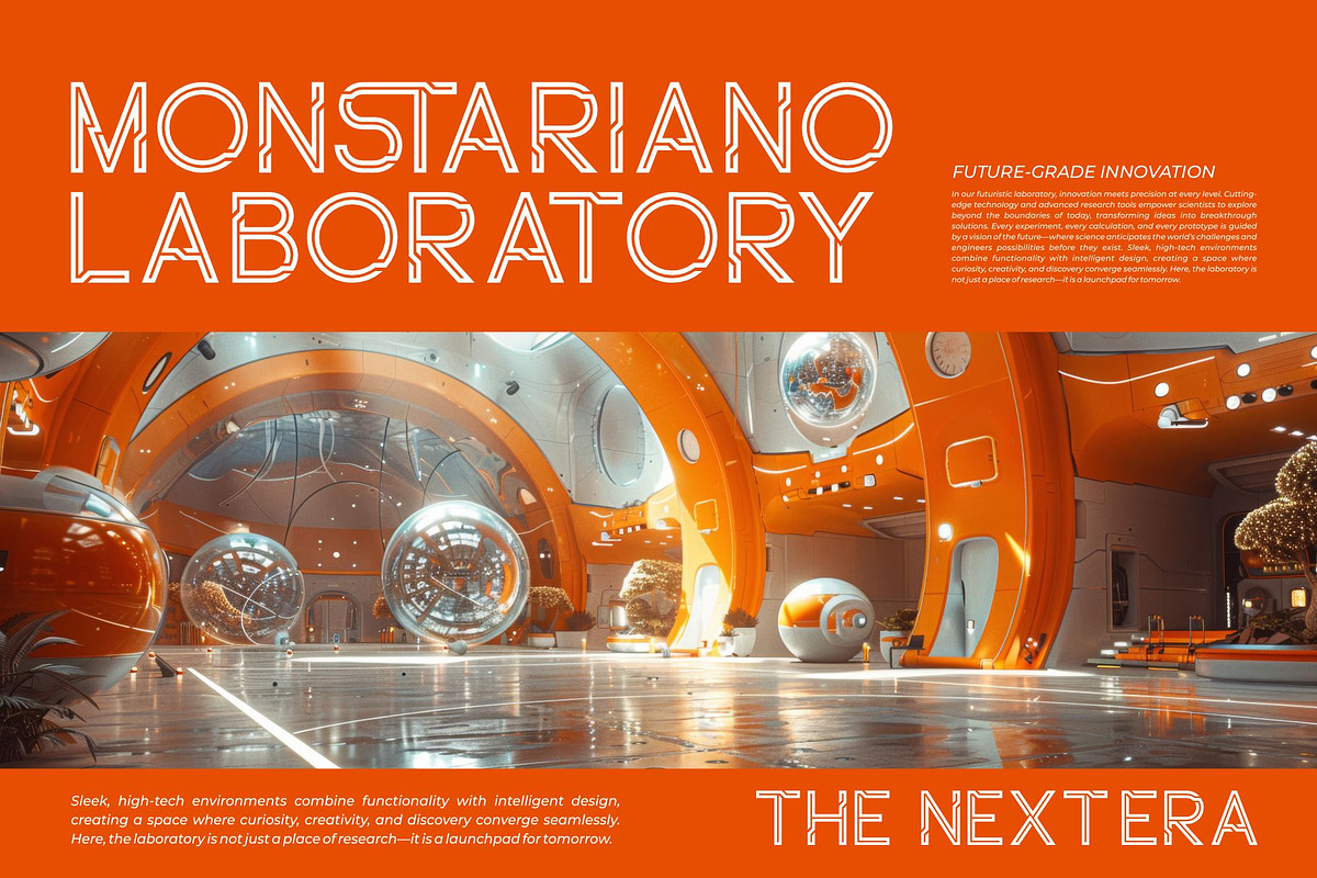 Orache || Modern Futuristic display, a Sans Serif Font by Ermedia Studio (Photo 3 of 10)