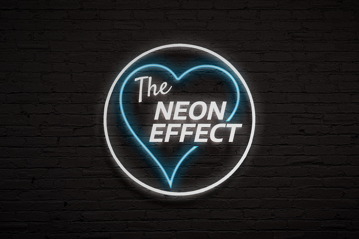 Neon Sign Text Effect, a Brushes & More by MarkSupply (Photo 1 of 3)