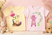 Whimsical Easter Animals PNG Set, an Animal Illustration by FaliushViktoriaArtist (Thumbnail 9 of 11)