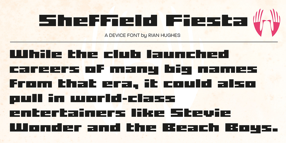 Sheffield Fiesta, a Font by Device (Photo 7 of 9)