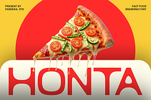 Honta - Fast Food Branding Font