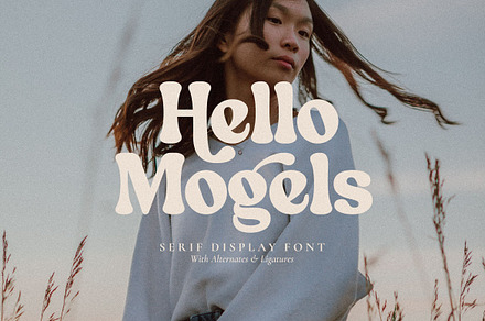 Hello Mogels - Serif Display Font