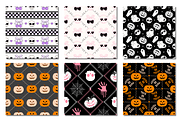 Halloween Seamless Patterns, a Pattern Graphic by wind mill (Thumbnail 4 of 4)