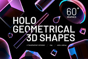 60+ Geometrical 3D illustrations, an Object Graphic by assetpro.design (Thumbnail 1 of 8)