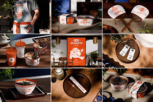 36 Ramen Noodle Restaurant Mockups