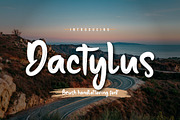 Dactylus - Brush Handwritten Font, a Handwritten Font by productype1 (Thumbnail 1 of 9)