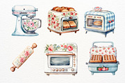 Kitchen Set Watercolor Sublimation, a Food Illustration by Maysa Art (Thumbnail 2 of 6)