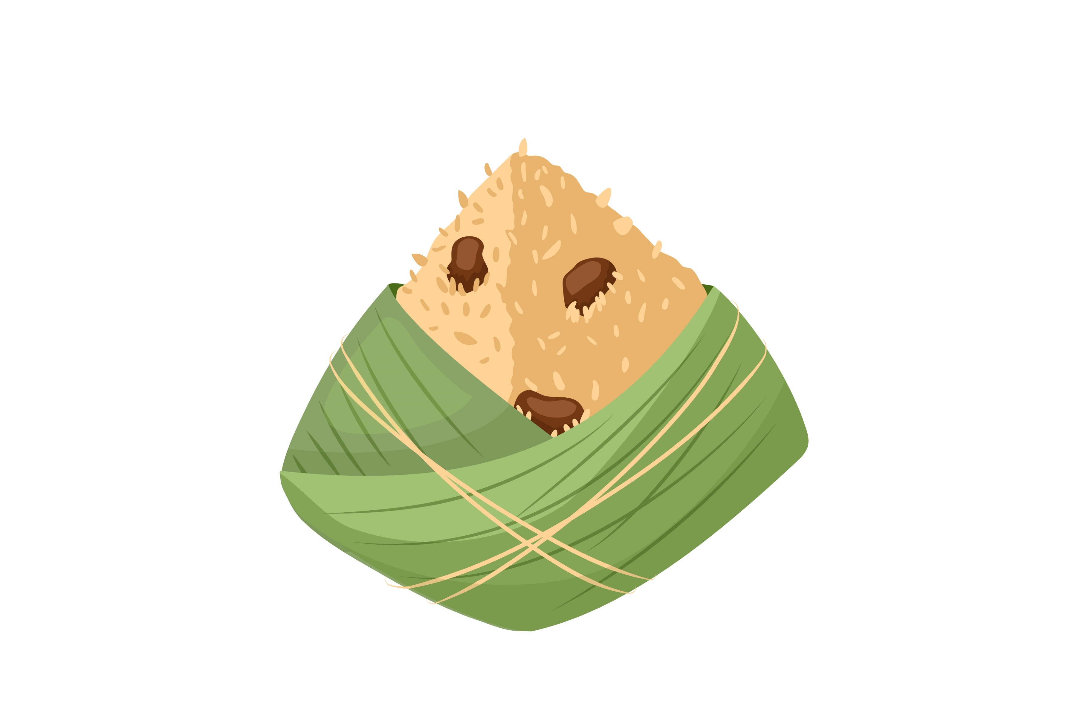 rice dumpling cartoon vector | Food Illustrations ~ Creative Market