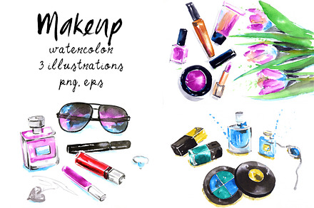 Makeup & Cosmetics illustrations