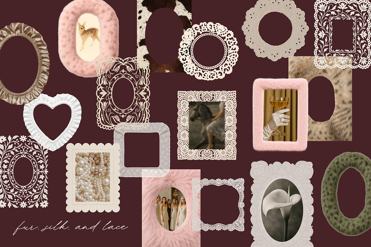 Boutique Frame Library. Lace & Paper, an Object Graphic by Lidberia (Photo 3 of 10)