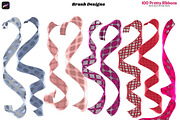 Procreate 100 Pretty Ribbons Brushes, a Brush Add-On by Fashion Workshop Bkk (Thumbnail 19 of 21)