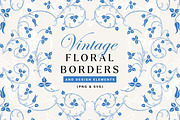 Romantic Vintage Floral Clipart, a Decorative Illustration by Century Library (Thumbnail 1 of 10)