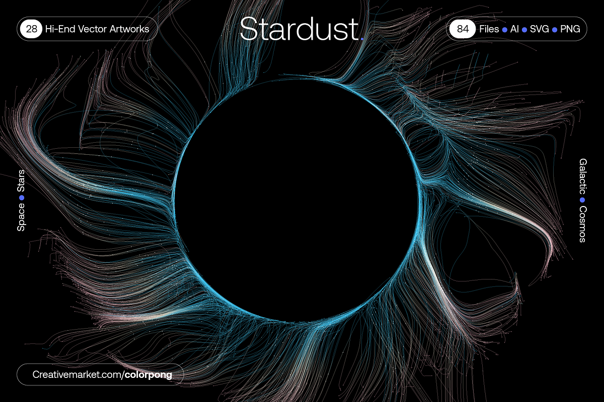 Stardust - Vector Bundle, a Technology Illustration by Colorpong (Photo 16 of 21)