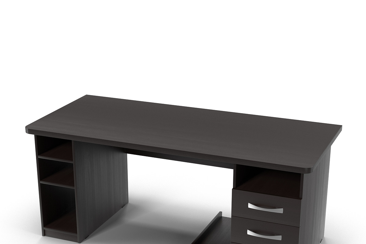 Desk Wenge, a Furniture 3D Model by 3D_PikNik (Photo 3 of 5)