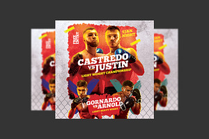 Boxing Flyer Template