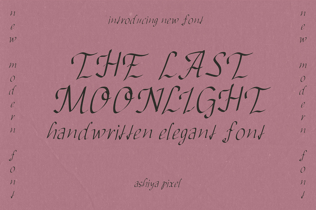 Romantic Handwritten Caligraphy Font, a Script Font by Ashiya Pixel (Photo 6 of 13)