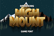High Mount Display Font, a Sans Serif Font by twinstd (Thumbnail 1 of 11)