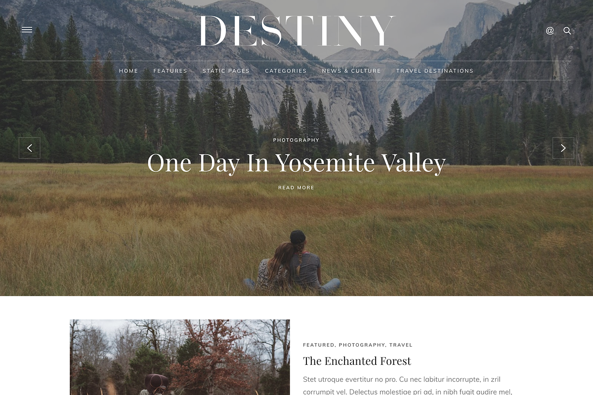 Blogger Template Responsive -Destiny, a Templates & Theme by ThemeShine (Photo 3 of 6)