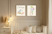 Baby Shower Plush Toys Set, a Decorative Illustration by Sunshine Art (Thumbnail 5 of 11)