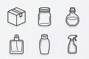42 Vector Warehouse Outline Icons, an Outline Icon by adenpinkstore (Thumbnail 4 of 19)