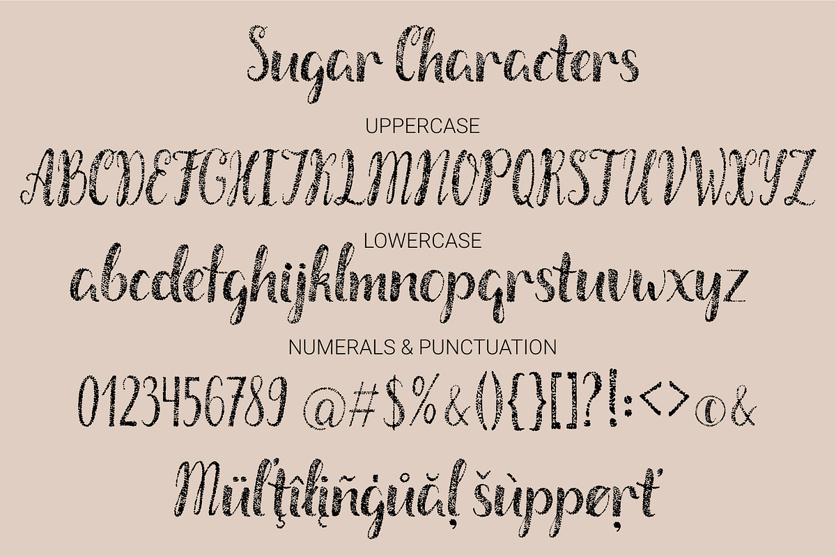 Salt & Sugar.Hand Drawn Font Duo preview 6