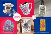 50 USA States Map Typography SVG, an Object Graphic by Millusti (Thumbnail 4 of 9)