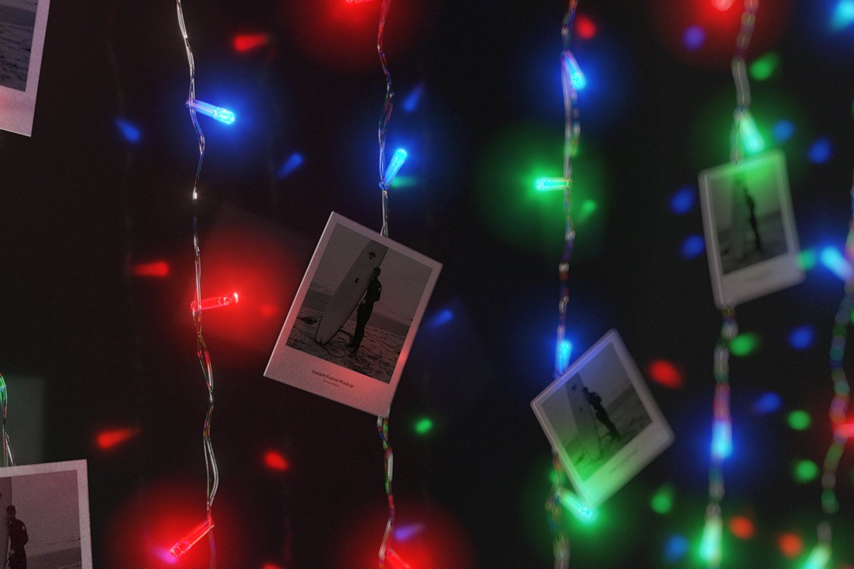 Instant Photo Mockup Set, a Household Mockup by WebAndCat (Photo 8 of 11)