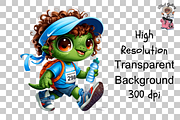 Sea Turtle Sport Runner PNG Bundle, a Graphic by Clipart Bloom (Thumbnail 16 of 16)