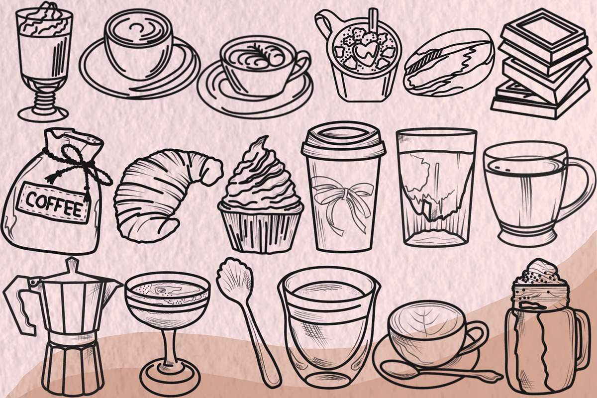 Coffee Digital Stamps, a Graphic by Favorites_Art (Photo 7 of 15)
