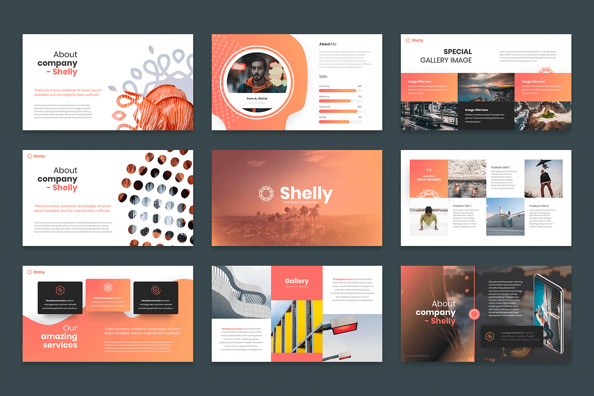 Shelly Powerpoint Template, a Presentation Template by Reshapely (Photo 6 of 14)