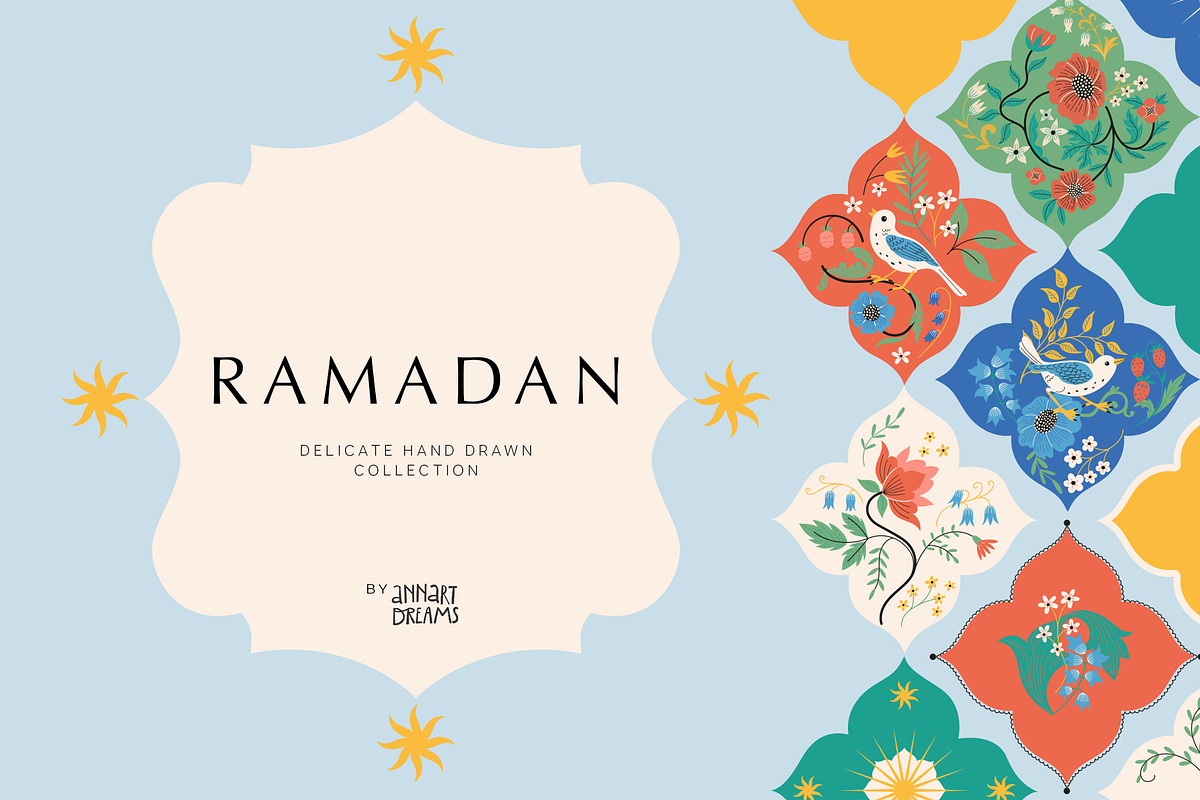RAMADAN. Illustrations & patterns, a Decorative Illustration by annartdreams (Photo 1 of 11)