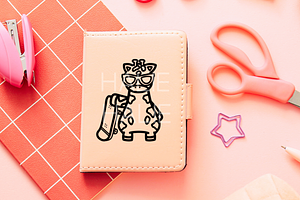 Cute Giraffes Procreate Stamp Brush