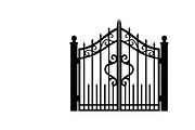 Ornate Iron Gate SVG Bundle, an Illustration by Designs_River (Thumbnail 18 of 31)