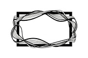 Abstract Line Frame SVG Bundle, an Illustration by yasushie (Thumbnail 3 of 31)