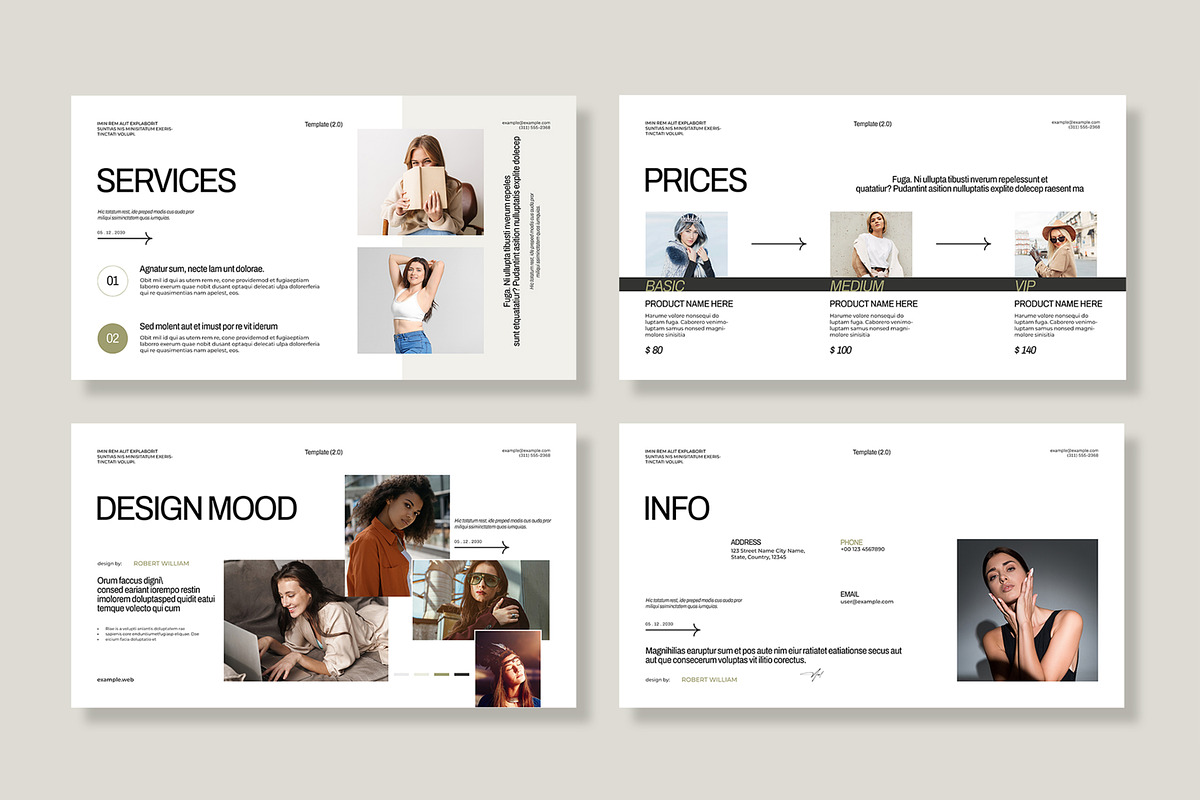 Design Portfolio Presentation Layout, a Presentation Template by MightyDesign (Photo 5 of 8)