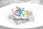 Fish Resto Logo, a Branding & Logo Template by Slim Studio (Thumbnail 3 of 3)