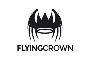Winged crown by dark creatures, an Illustration by LogosDen