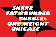 SNKRZ - Chunky Streetwear Font, a Sans Serif Font by pixelbuddha.net (Thumbnail 2 of 7)