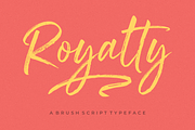 Royalty Handbrush Font, a Script Font by RedyStudio (Thumbnail 1 of 12)