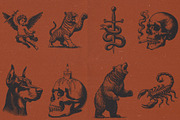Retro Delight: 20 Illustrations Pack, an Illustration by elliazidi.designs (Thumbnail 2 of 8)