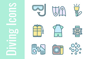 Diving Icons