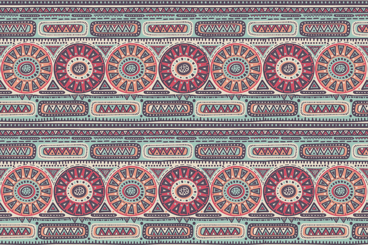 6 ethnic seamless patterns, a Background Graphic by Molly art (Photo 3 of 7)