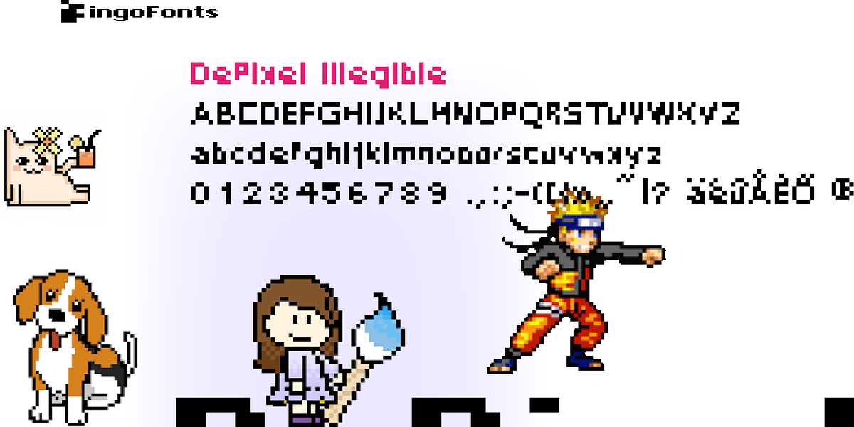 DePixel, a Font by ingoFonts (Photo 2 of 9)