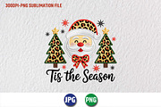 Leopard Santa Season PNG, an Object Graphic by SVGCuteShop (Thumbnail 1 of 3)