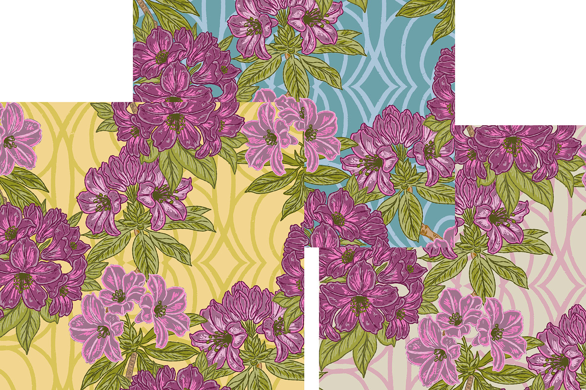 Vintage Maximalist Floral Retro, a Pattern Graphic by NayaChu (Photo 2 of 9)