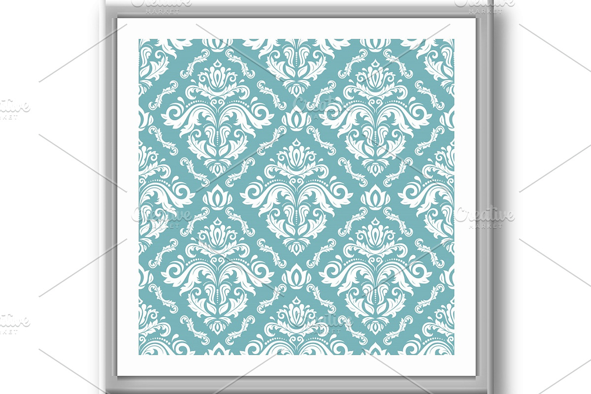 Orient Damask Seamless Vector, a Pattern Graphic by FineArtStudio (Photo 3 of 3)